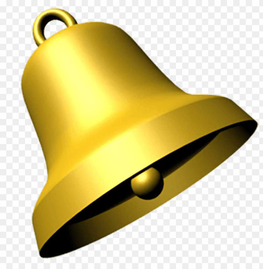 Transparent Background PNG of bell gold - Image ID 118