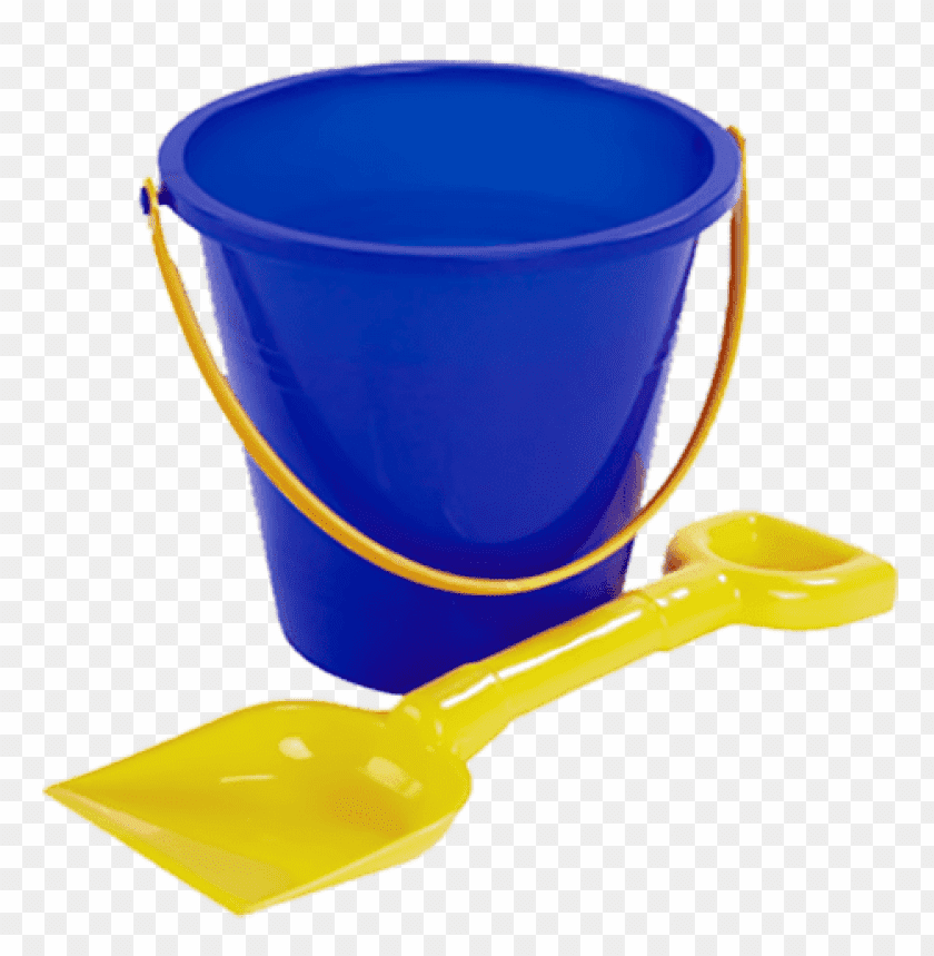 Transparent Background PNG of sand bucket and spade - Image ID 103