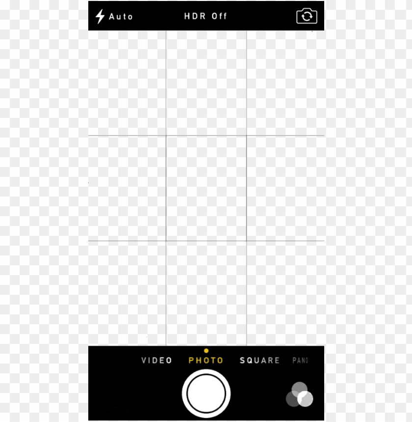 free tumblr transparent camera iphone camera screen template PNG transparent with Clear Background ID 215681