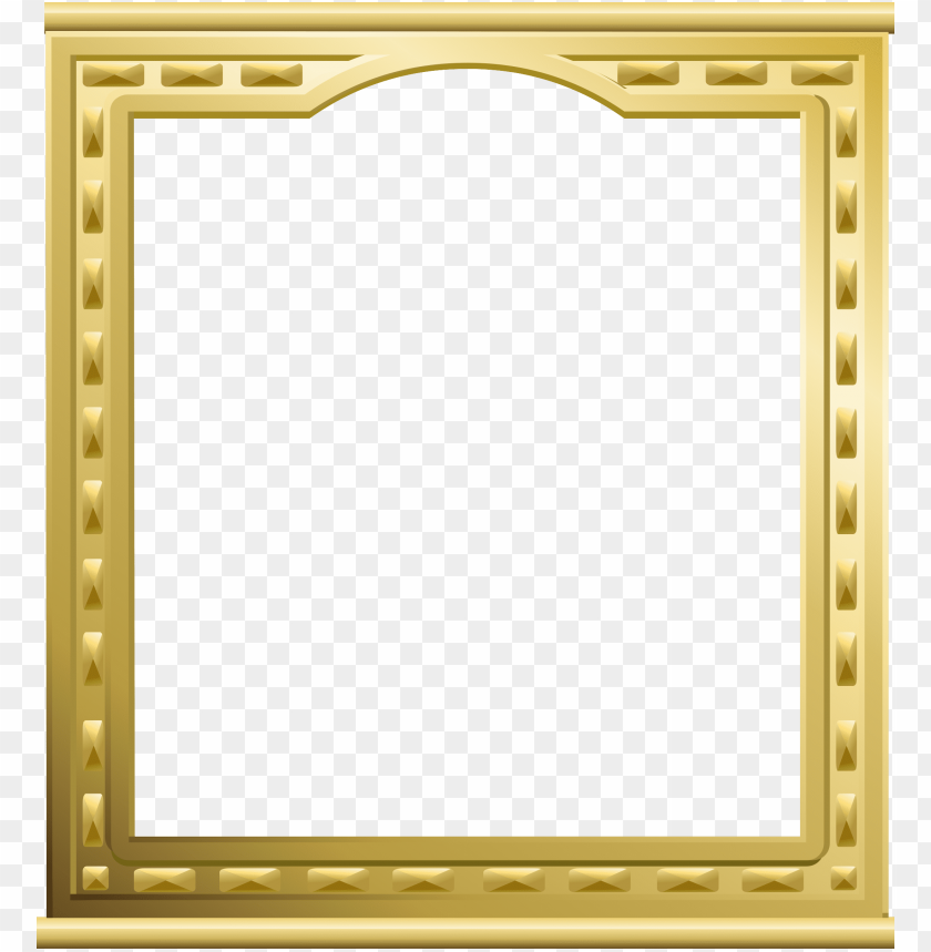 gold frame a4 PNG transparent with Clear Background ID 73786