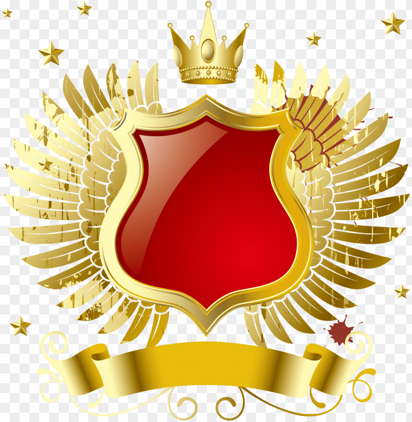 golden crown with wings PNG transparent with Clear Background ID 91275