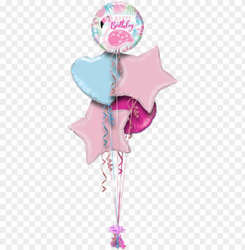 happy birthday flamingo birthday balloon happy birthday pink flamingo 18 foil qualatex balloo PNG transparent with Clear Background ID 172322