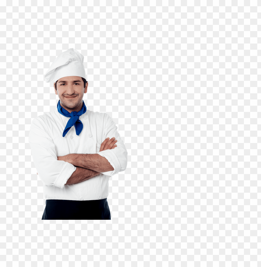Transparent background PNG image of male chef - Image ID 19371