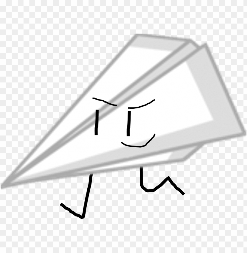 paper airplane bfdi PNG transparent with Clear Background ID 87665