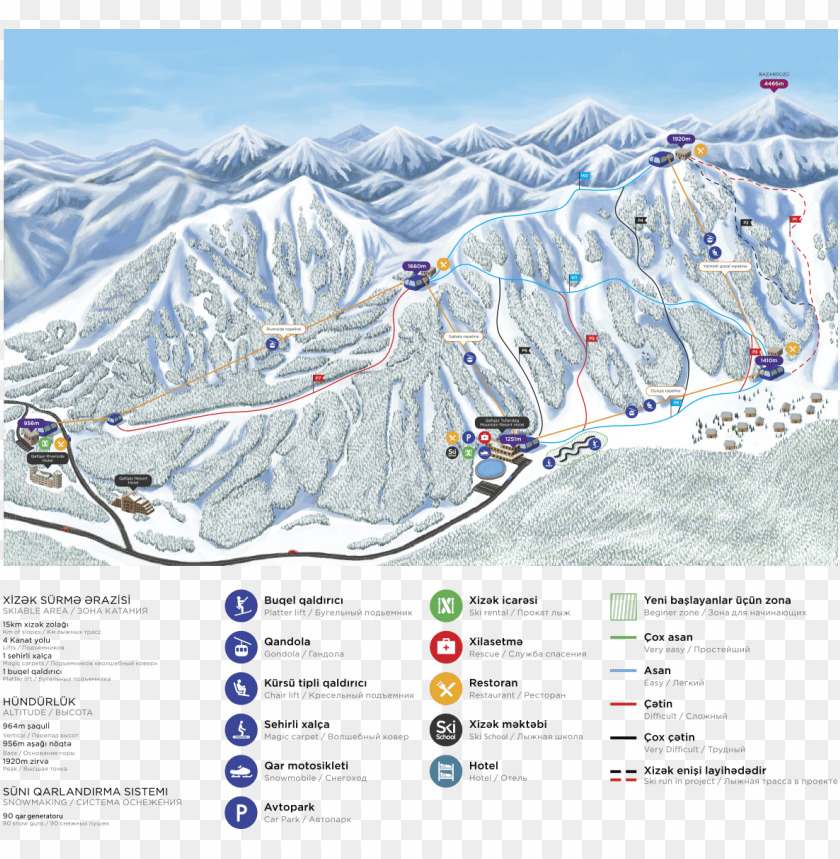 slopemap tufandag ski resort PNG transparent with Clear Background ID 381084